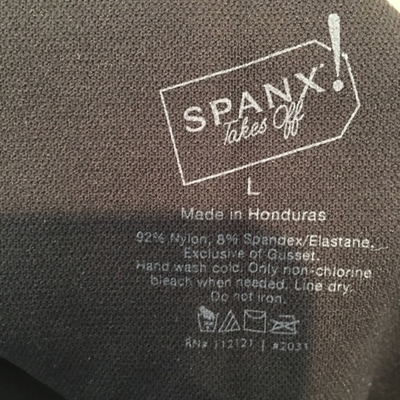 SPANX Takes Off High Waisted Leggings Black Size L - Picture 5 of 8